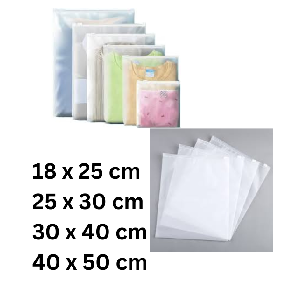Frozted Zipper Bag 20pc/pack
